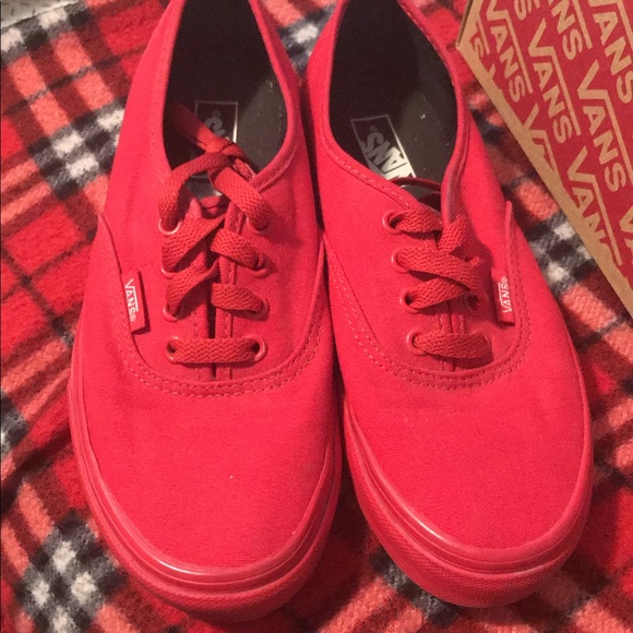 red vans all
